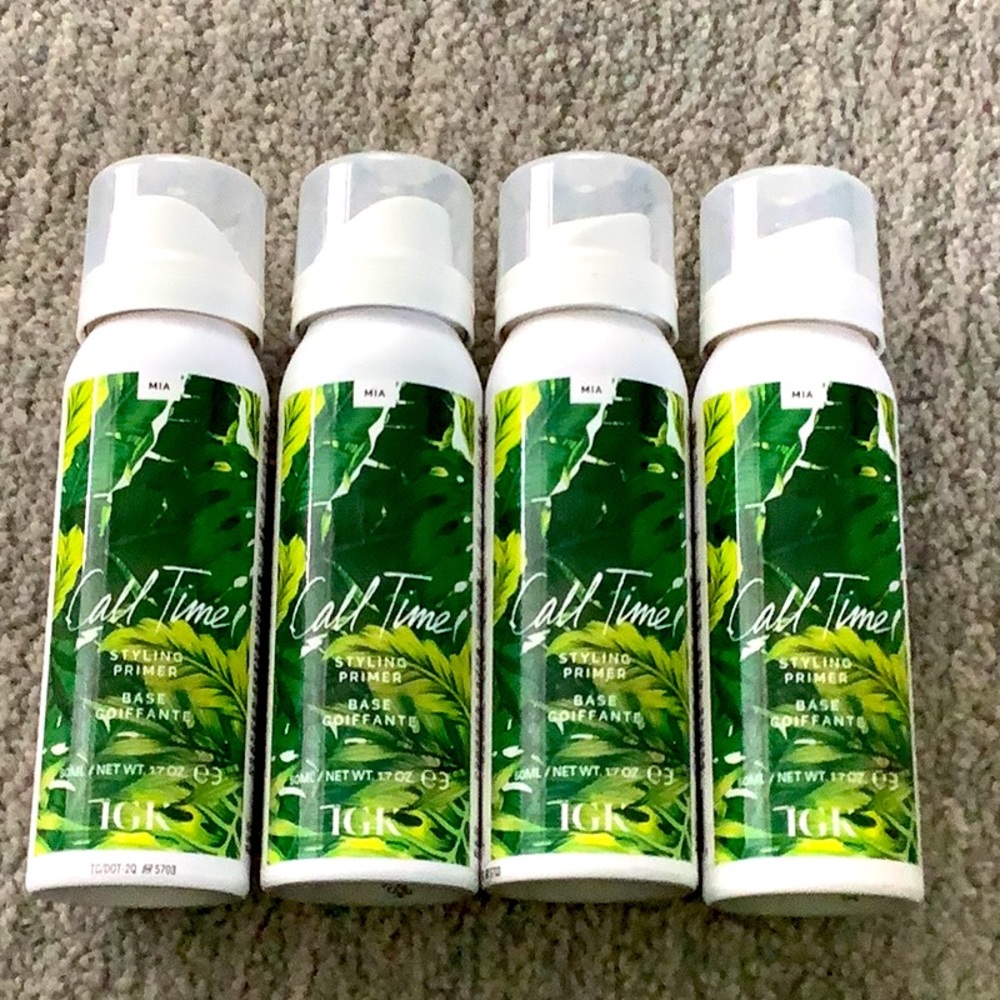 Call time as Styling Primer (Quantity 4 Travel Size-50ml Bottles)